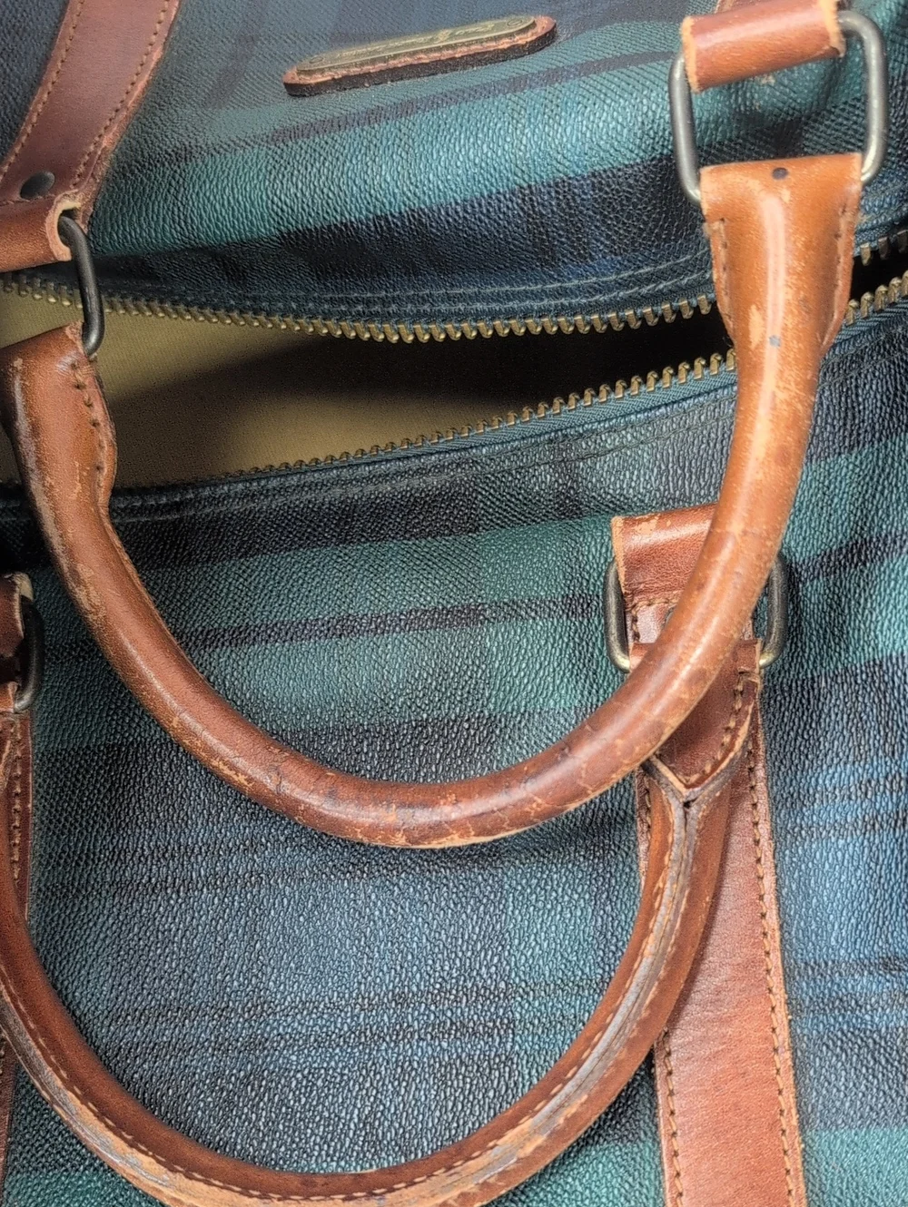 Polo Ralph Lauren Vintage Weekender Tartan Blackwatch Pattern